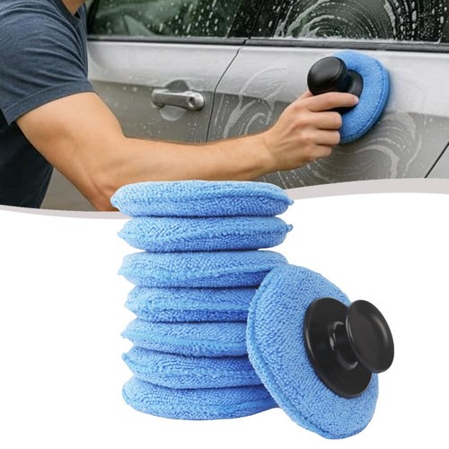 7PCS Microfiber Car Polishing Pad Set for Quick Drying and Easy Maintenance - Picture 5 of 9