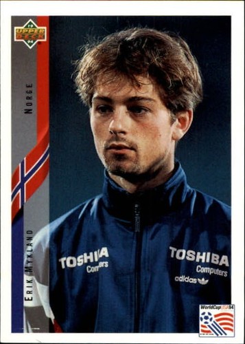 1994 Upper Deck World Cup Contenders English/German #98 Erik Mykland - 第 1/2 張圖片