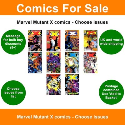 Marvel Mutant X comics - Choose issues