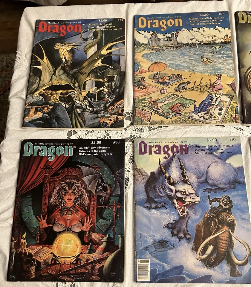 Лот товаров Dragon Magazine D&D Игра Джеймс Бонд 4-е Измерение Игра Лот - Изображение 3 из 4