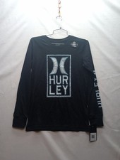 NWT HURLEY BOYS LONG SLEEVE TEE CREW NECK - SIZE Large