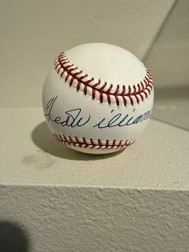 Ted Williams Autographed Baseball COA