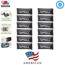 Versatile Bamboo Charcoal Air Purifying Bags - 12 Pack for Odor-Free Living