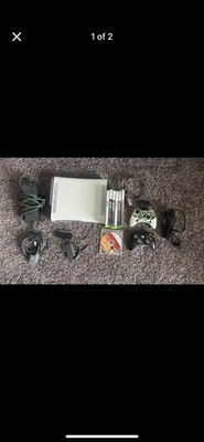 Xbox 360 Lot With Controllers, Games, Wifi Adapter, All Cords
