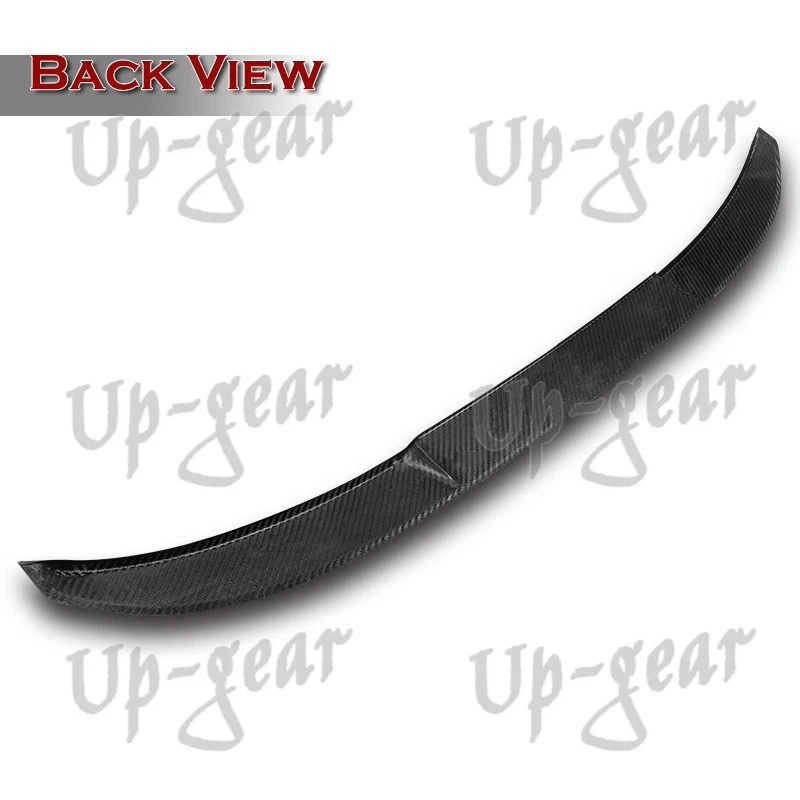 Alerón de ventana de techo trasero de fibra de carbono real estilo V para Kia Optima K5 2011-2015 Foto 3 de 4