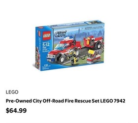 LEGO 7942 City Off - Road Fire Rescue