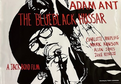 Adam Ant The Blueblack Hussar Promo Poster 2013 Movie Jack Bond Tony Common Art