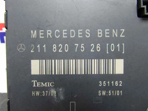 Centralina Chiusura per MERCEDES-BENZ CLASE E (BM 211) FAMILIAR * 2005 2813163 - Foto 4 di 4