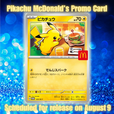 Carta Pokemon PSL Pikachu 020/M-P McDonald's Promo 2025