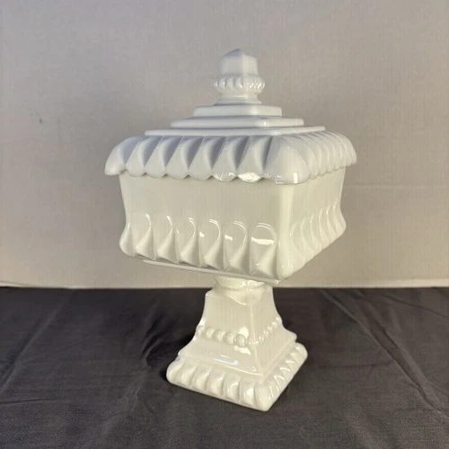 Westmoreland Vintage Milk Glass Wedding Box/Compote Candy Dish