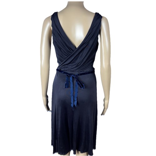 NWT Banana Republic Navy Blue Solid Sleeveless Dress Size Small - Picture 6 of 14