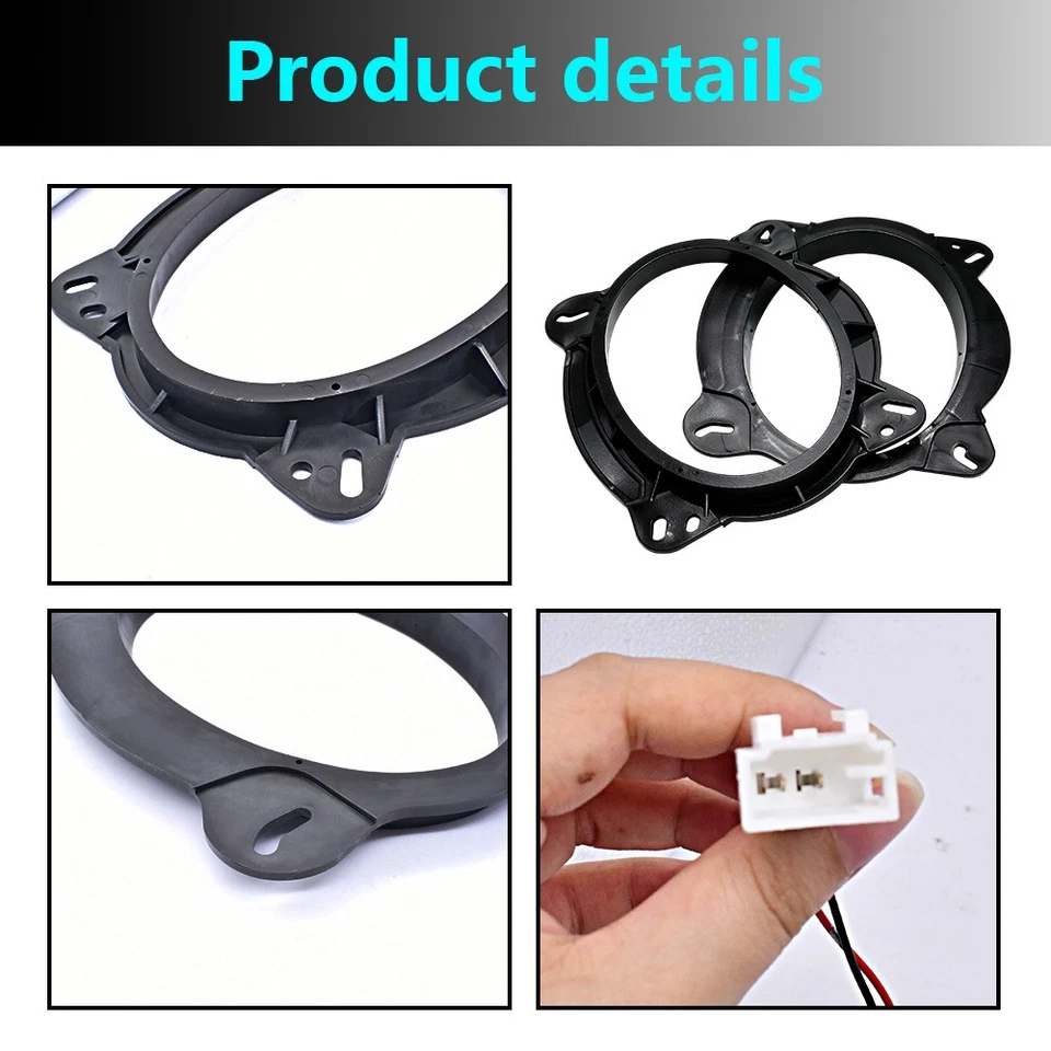 6 英寸 x 9 英寸前门扬声器间隔适配器线束适用于丰田 4 Runner/Lexus — 第 4/4 张图片