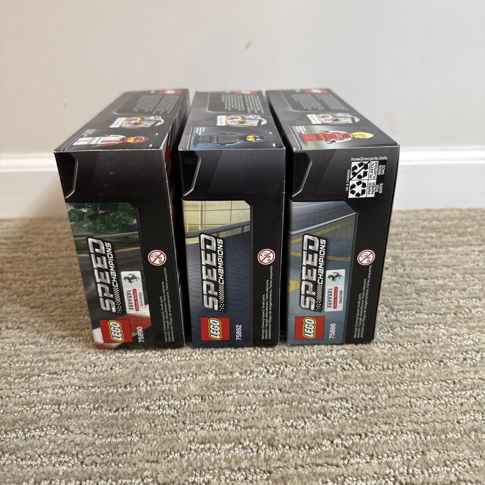 乐高 Speed Champions 75890 75892 7586 法拉利 F40、488 GT3、迈凯轮 Senna 全新 — 第 3/4 张图片