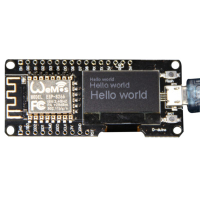 NODEMCU Wemos Wifi ESP8266 ESP-12F CP2102 Micro USB Development Board +0.96''OLED