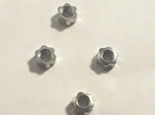 Cartier  ECROU ETOILE FINITION PLATINE Silver Nuts  for Eyeglasses 1 pair