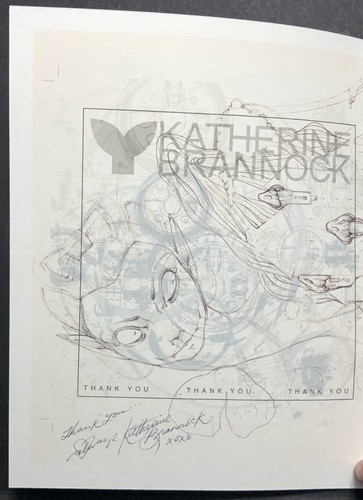 KATHERINE BRANNOCK leere Skizzenbücher SIGNIERT LIMITIERTE EDITION Tattoo-Kunst Reste - Bild 3 von 9