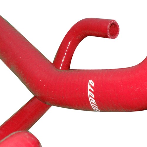 Mishimoto Red Silicone Radiator Hose Kit for 2003-2006 Infiniti G35 - Picture 4 of 6