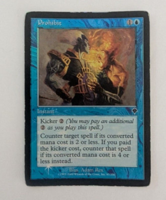 Magic The Gathering - MTG - Prohibit - Invasion - Foil - NM