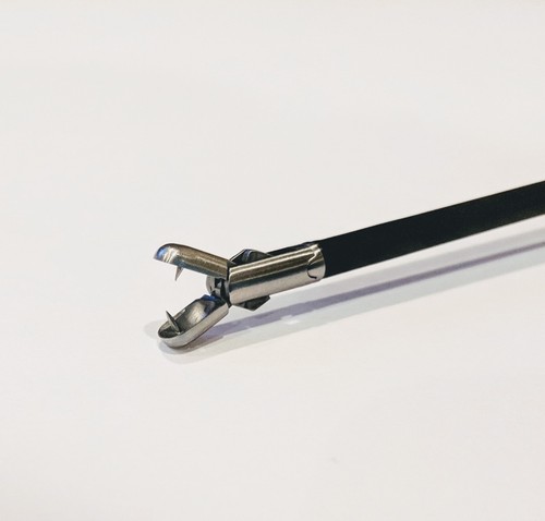Pilling 5 mm x 32 cm monopolare laparoskopische Drehzange mit 2 Zahnspitzen - Bild 4 von 9