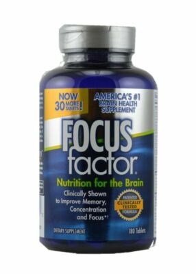 Focus Factor Dietary Supplement Nutrition For The Brain 180 Tablets EXP 06/2027