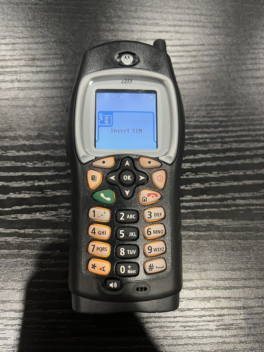 Motorola i series i355 - Black & Silver - PTT iDEN Nextel Cell