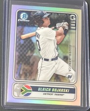Ulrich Bojarski 2020 Bowman Chrome Spanning the Globe Insert Tigers #STG-UB