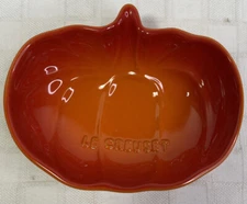 Le Creuset Pumpkin Small Dish Volcanic Orange 4x5 Inch