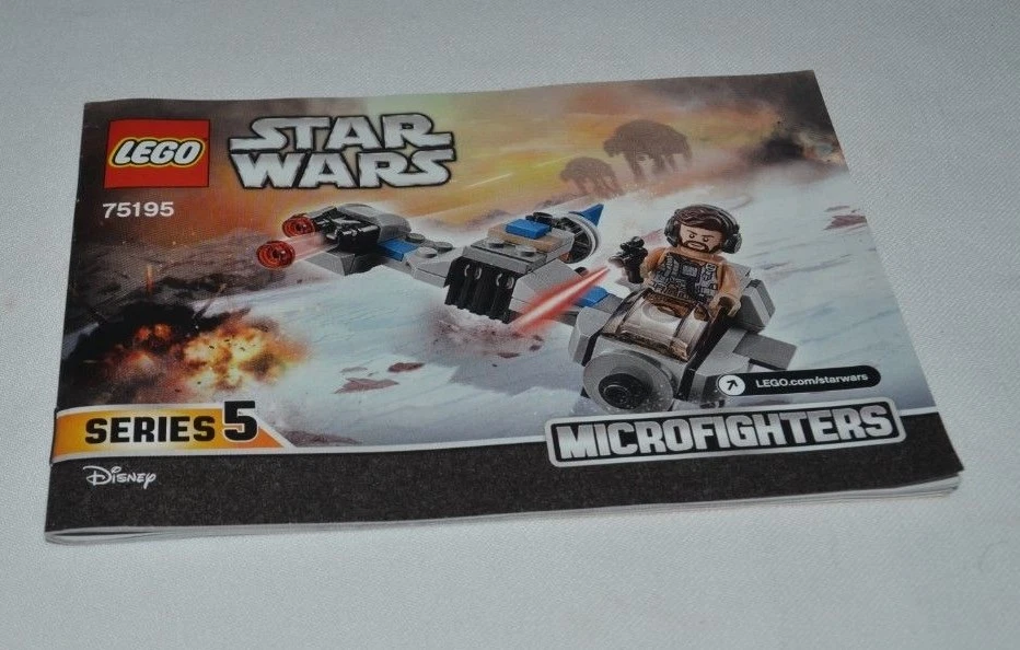 LEGO STAR WARS 75195 SKI SPEEDER INSTRUCTIONS FREE SHIPPING