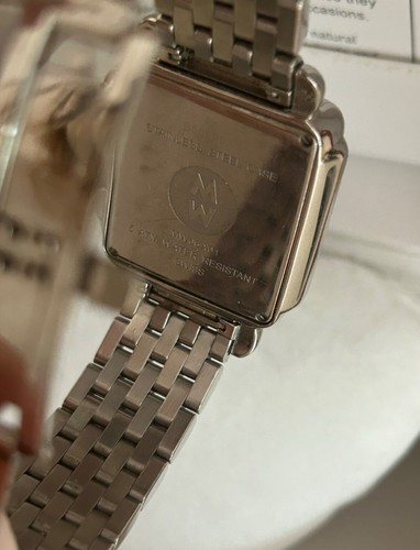 Michele Deco Diamond Mother Of Pearl Dial Women's Watch (with box) with Band - Picture 7 of 8