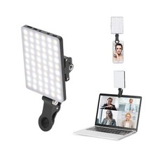 Newmowa 60 LED High Power Rechargeable Clip Fill Video Light with Front  Bac...