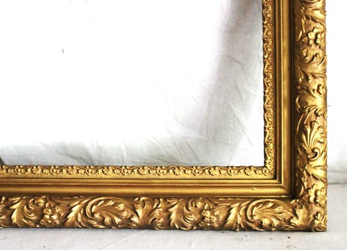 ANTIQUE FITS 16 X 20 PICTURE FRAME GOLD GILT ORNATE WOOD VICTORIAN FINE ART - Picture 5 of 24