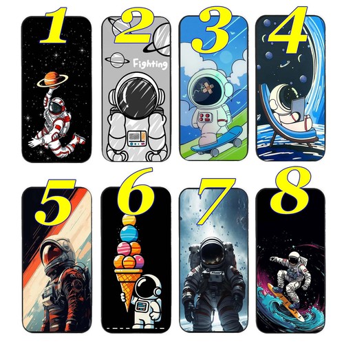 1X Astronaut TPU Back Case For iPhone Samsung Motorola Nokia Honor TCL Google