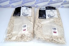 (2 Pcs) RUBBERMAID - FGL25300WH00 - 24" x 5" DUST MOP COTTON HEAD (NEW in BOX)