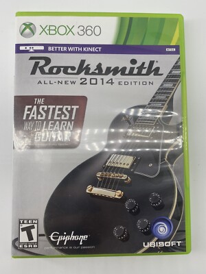 Rocksmith 2014 Edition (Microsoft Xbox 360, 2014)*CASE AND MANUAL ONLY**NO DISC*