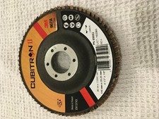 3M CUBITRON II FLAP DISC 115mm X 22,23MM 13300 Rpm 80+ 967A CONICAL