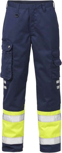 Hydrowear High-Vis Bundhose, Hi-Vis Gelb/Blau, Größe 52/S
