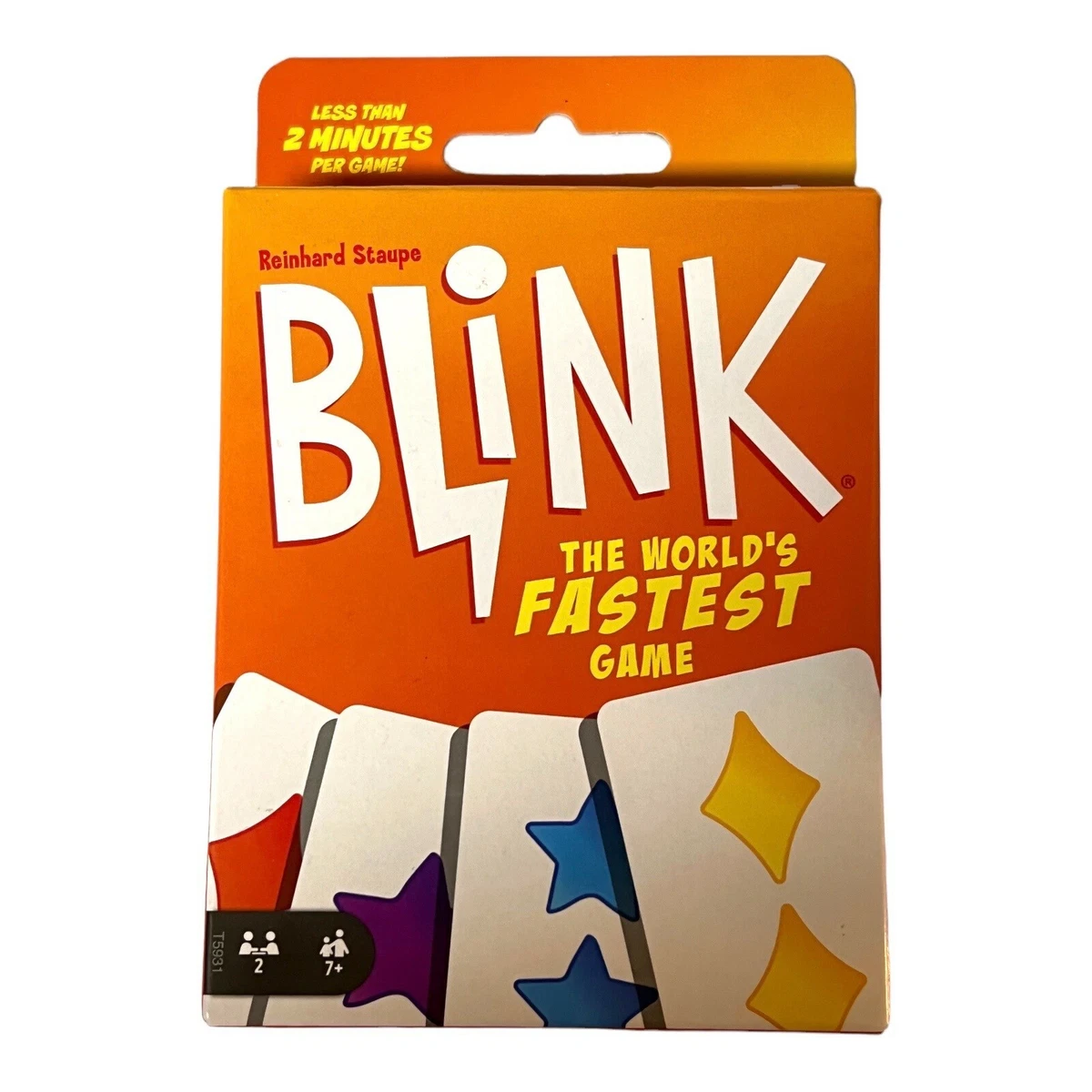 Blink Card Game By Uno The World's Fastest Game! Mattel Games 2 Player  Complete