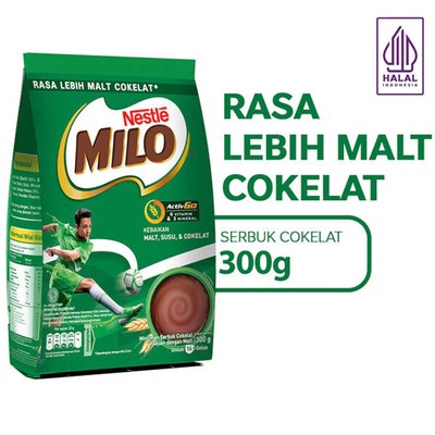 NESTLE MILO ACTIV-Go Chocolate Malt Powder Drink ( 10 PCS x 300g )