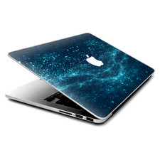 Skin Decals Wrap for MacBook Pro Retina 13" - blue nebula meteor shower