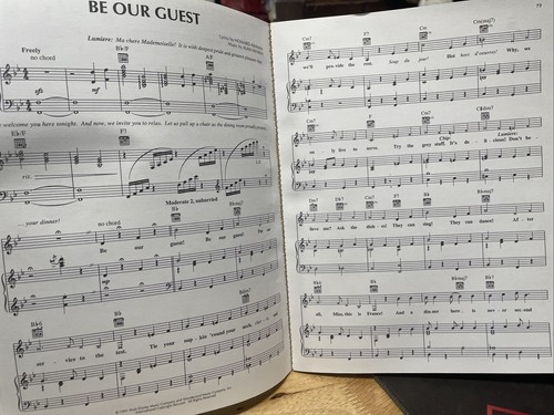 Disney's Beauty And The Beast The Broadway Musical by Alan Menken 1991 - Picture 12 of 13
