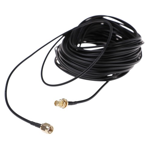 1PC 20m WiFi router antenna extension cable cord RG174 RP-SMA male to fema_KE AT - Picture 5 of 8