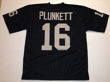 UNSIGNED CUSTOM Sewn Stitched Jim Plunkett Black Jersey - M, L, XL, 2XL, 3XL