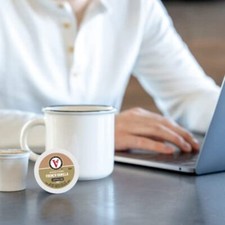 Victor Allens Coffee French Vanilla Flavored Cappuccino 42Ct Single Serve Pods