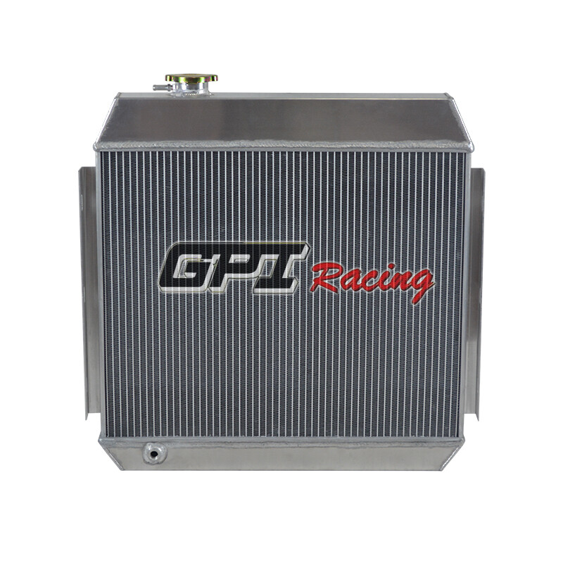 QLD-3Row For Chevy Bel Air V8 W/Cooler 1955 1956 1957