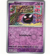 2023 Near Mint Pokemon Gastly 092/165 Reverse Scarlet Violet 151 MEWen English