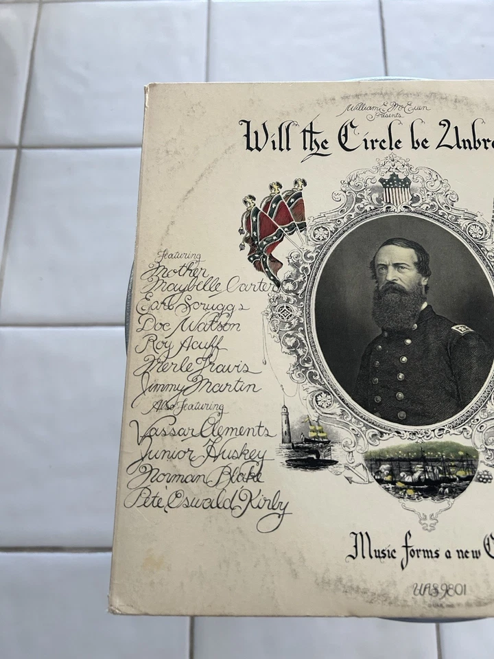 1972 NITTY GRITTY DIRT BAND w/Doc Watson, etc. 3-LP Will The Circle Be Unbroken - Image 3 of 4