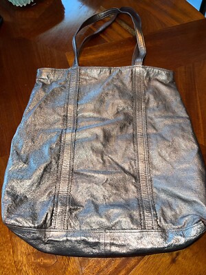 J Jill Super Soft Bronze Leather Purse Or Tote 16