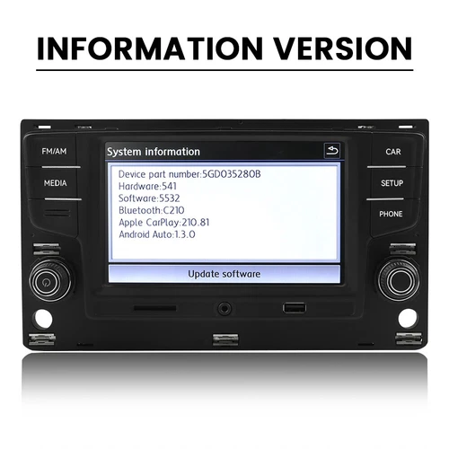 Noname 5GD035280B Autoradio für VW Golf 7 7.5 GTR Passat B8 AndroidAuto Carplay - Bild 7 von 20