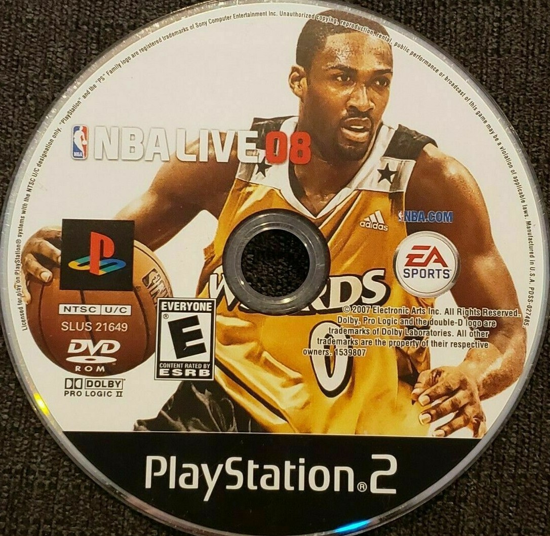 NBA Live 08 (PS2 Playstation 2) DISC ONLY #Q10 14633153989| eBay