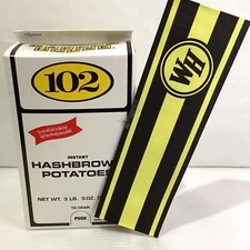 Waffle House Hashbrown Potatoes Instant 3lb 5 oz With Chef's Yellow paper Hat